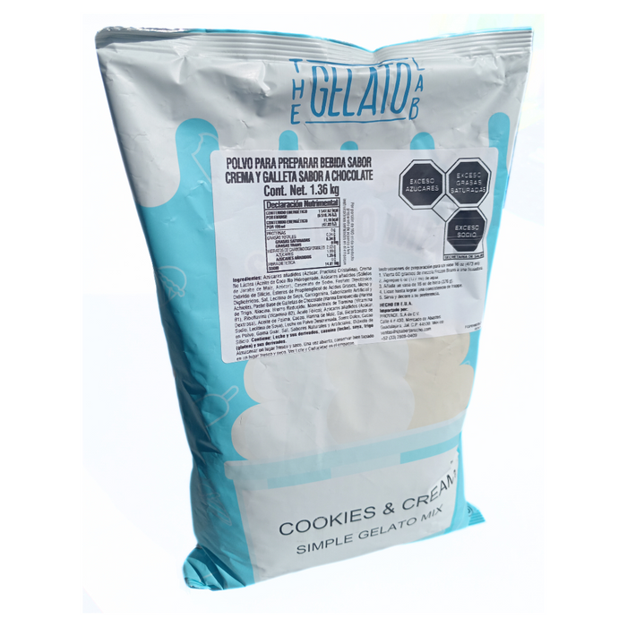 Base para bebidas y helados Frozen Bean Cookies and Cream 1.360 Kg