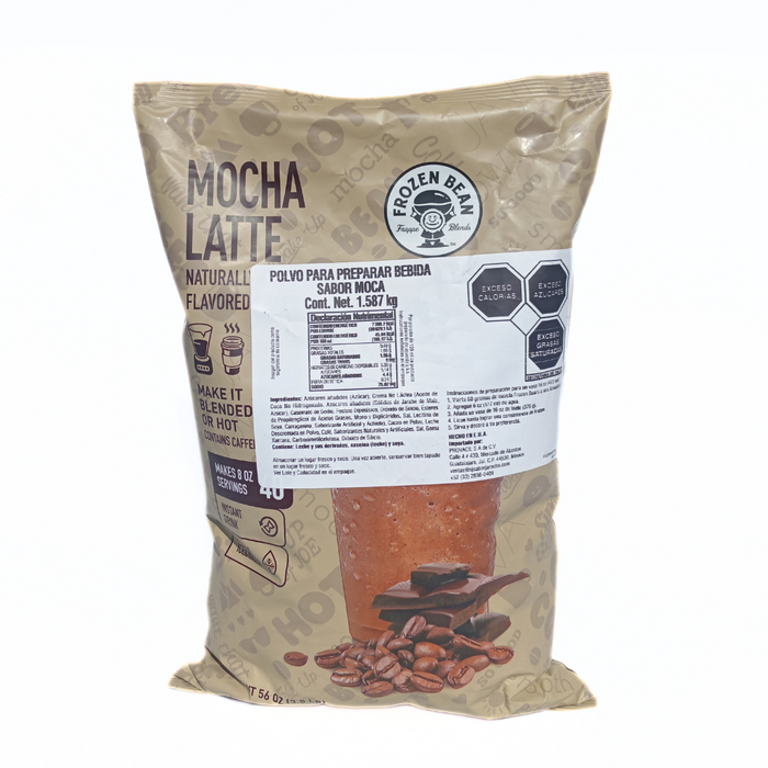 Base para bebidas y helado Frozen Bean Mocha Latte 1.580 Kg