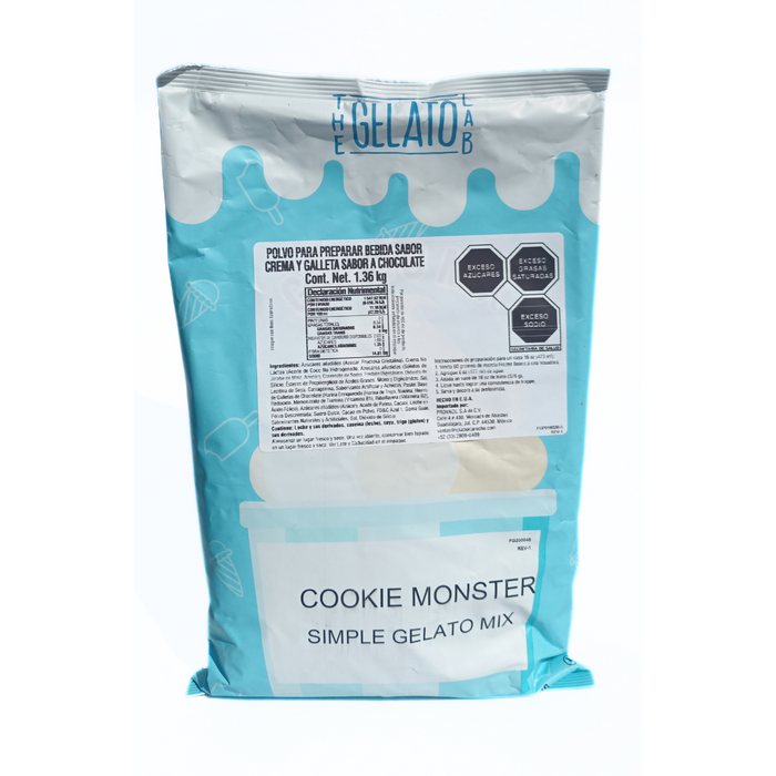 Base para bebidas y helado Frozen Bean Cookie Monster 1.360 Kg