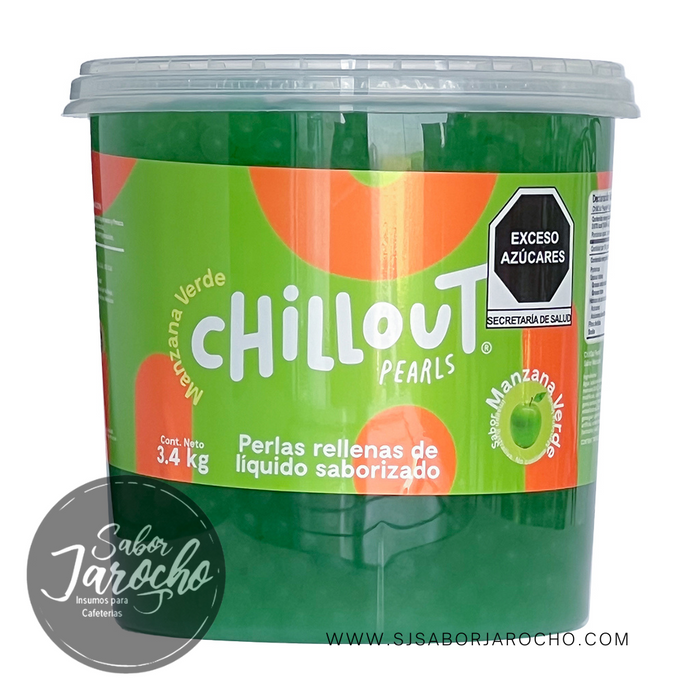 Perla Explosiva Chill Out Manzana Verde 3.4 Kg