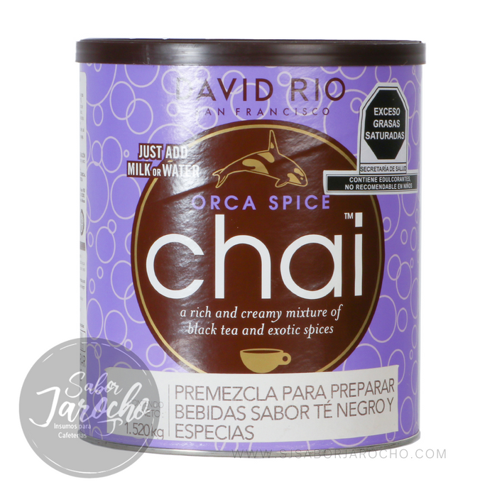 Chai Orca Sugar Free David Rio 1.520 Kg