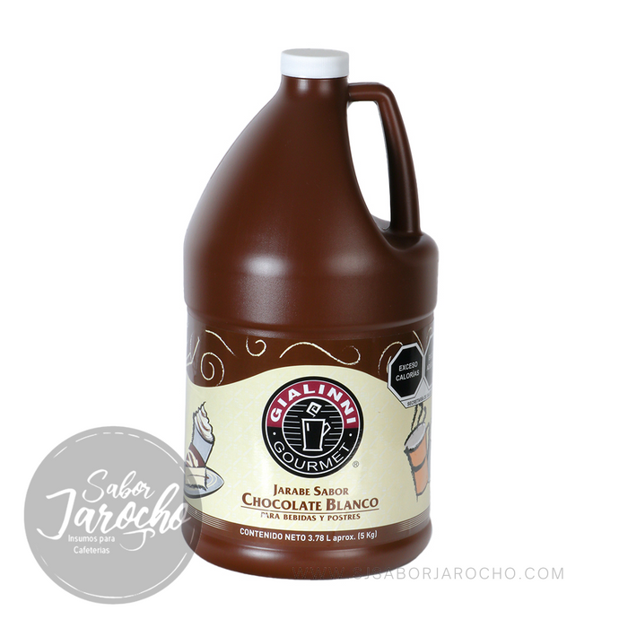 Jarabe Chocolate Blanco Gialinni 5 Kg