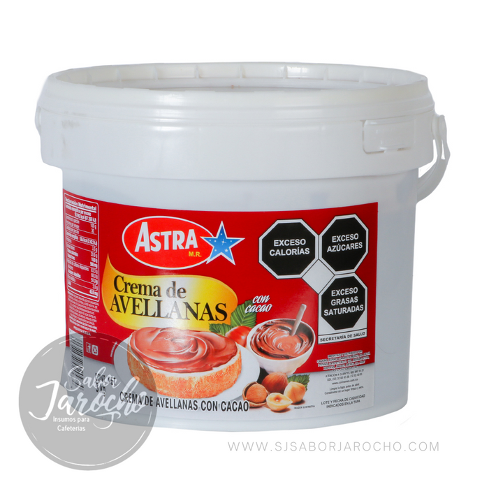 Crema de Avellana Astra 3 Kg