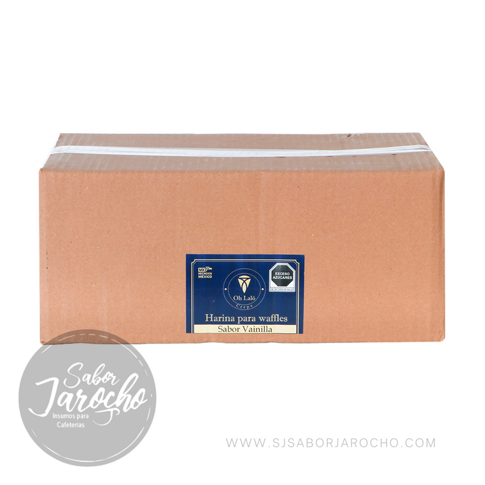 Harina para Waffle Oh Lalo Caja 10 Kg