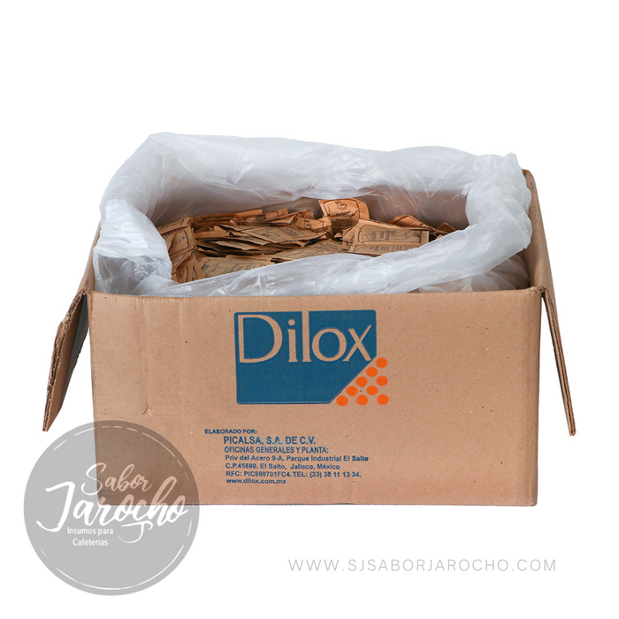 Azúcar Mascabado Dilox Caja 2,000 Piezas