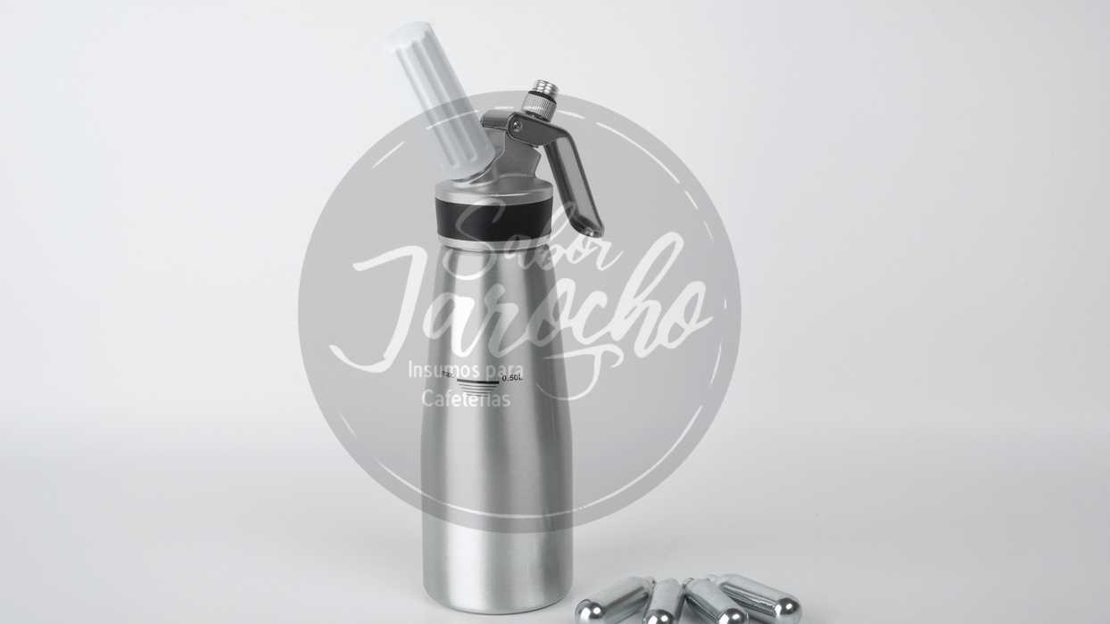 Sifón Crema Batida 1/2 Litro Aluminio