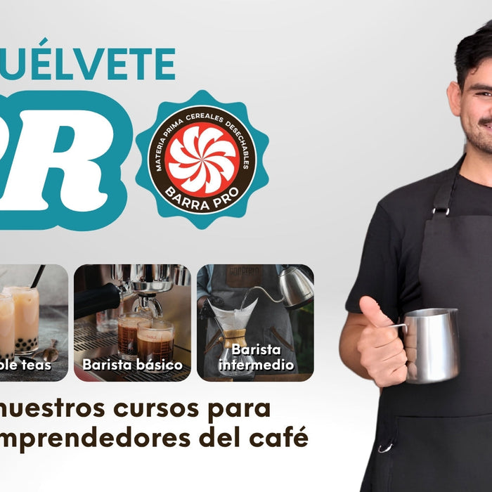 Vuélvete pro con nuestros cursos para baristas y emprendedores de cafeterías
