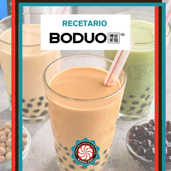 Recetario Boduo: Bubble Teas y bebidas con té y tapioca