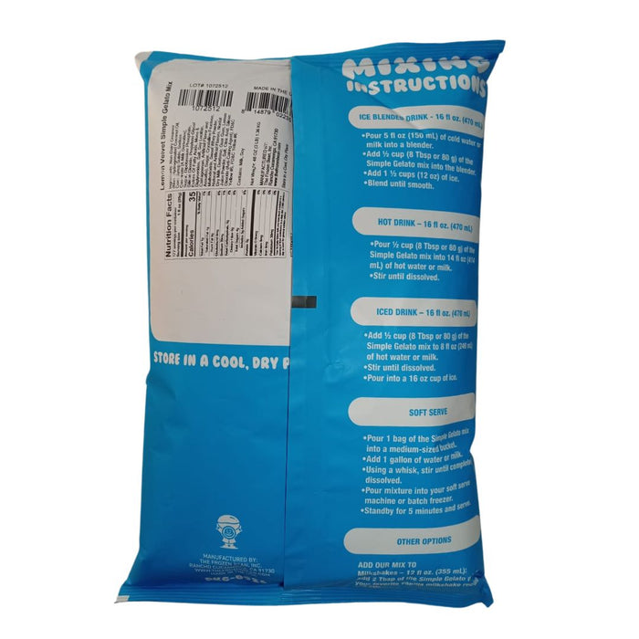 Base Frozen Bean Lemon Velvet 1.360 Kg