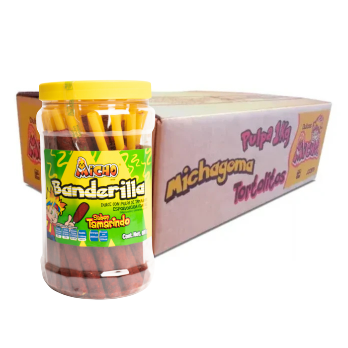 Caja Banderilla Enchilada Micho 10 Piezas