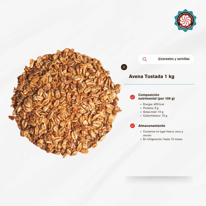 Avena Tostada 1 Kg