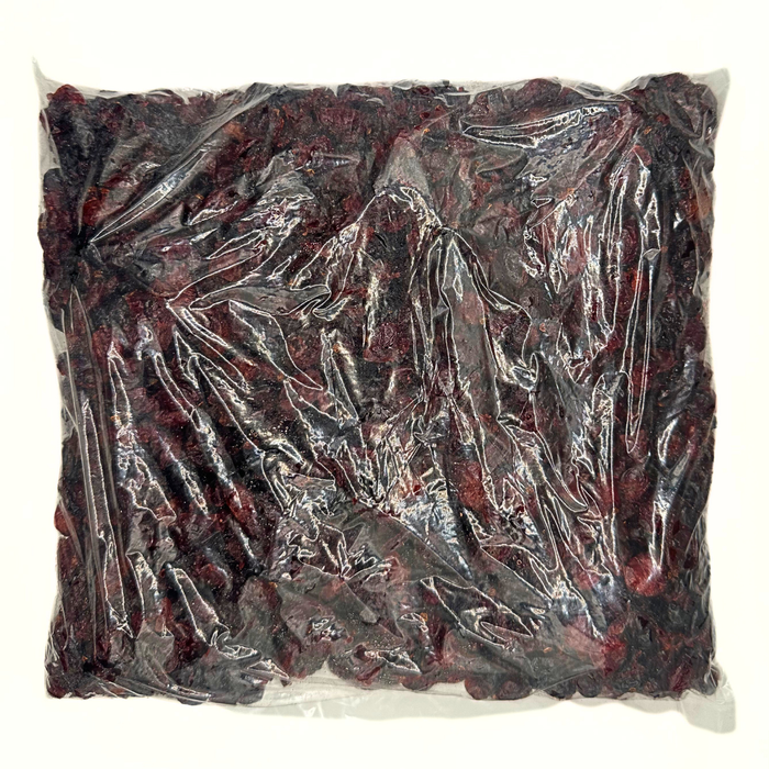 Bolsa de arándanos secos para uso como snack, topping, ingrediente en salsas, ensaladas, biónicos, helados y muchas recetas más. 