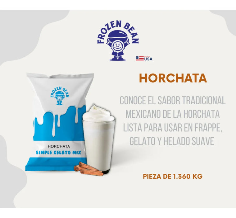 Base para bebidas y helado Frozen Bean Horchata 1.360 Kg