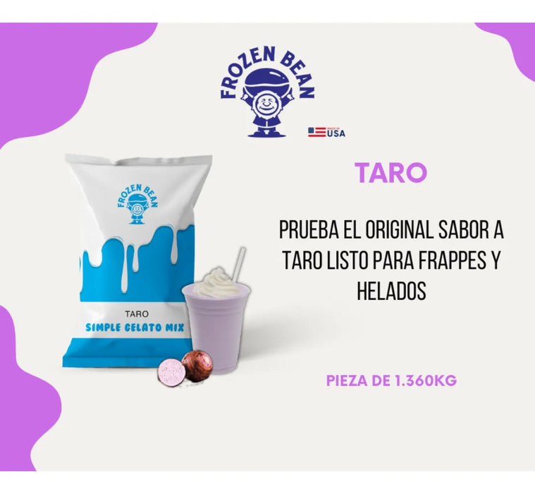 Base para bebidas y helado Frozen Bean Taro 1.360 Kg