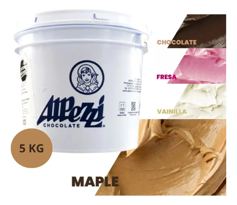 Cobertura para Dona Icing Glass Maple Alpezzi Cubeta 5 Kg