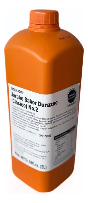 Jarabe de Durazno Boduo 2 Lt