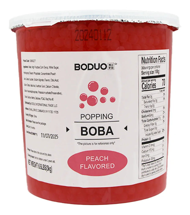 Perla Explosiva Boduo Durazno 3 Kg