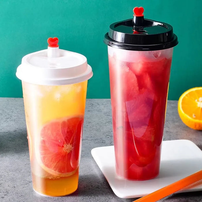 Vaso Rígido Bebida Fría Tapioca 16 Oz 25 Piezas