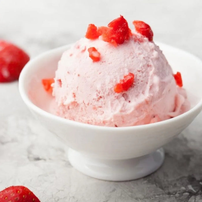 Base para bebidas y helado Frozen Bean fresas con crema 1.360 Kg