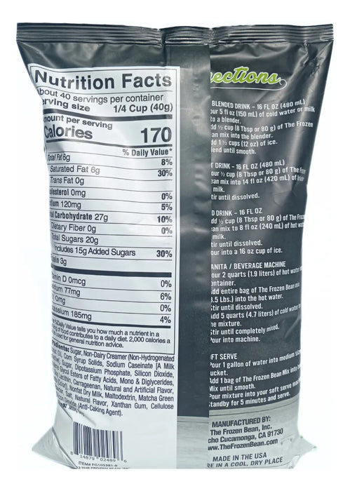 Base para bebidas y helado Frozen Bean Matcha 1.580 Kg