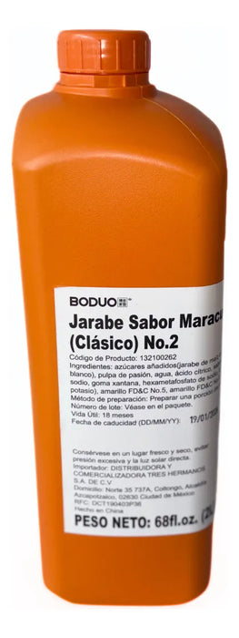 Jarabe de Maracuyá Boduo 2 Lt