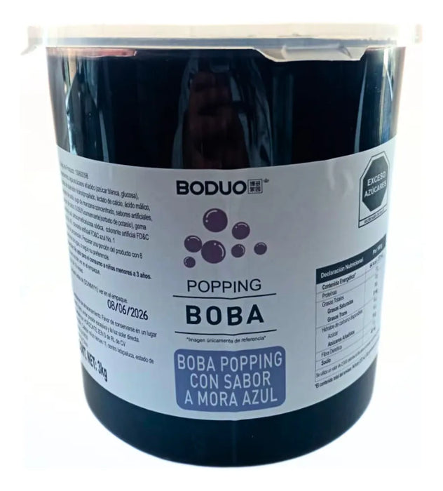 Perla Explosiva Boduo Mora Azul 3 Kg