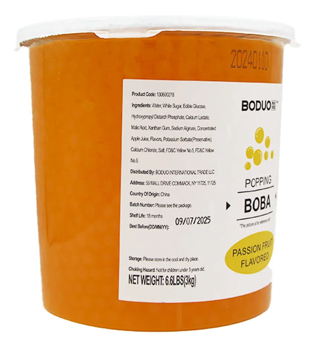 Perla Explosiva Boduo Maracuyá 3 Kg
