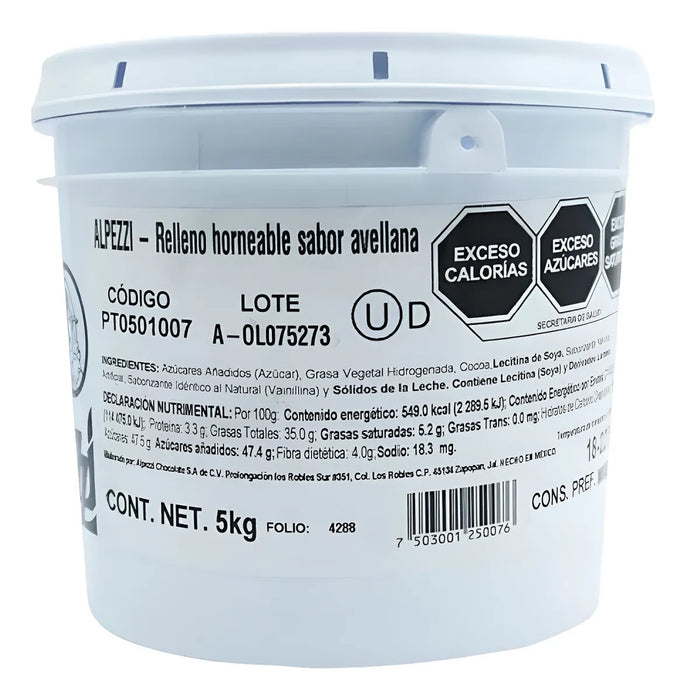 Relleno Horneable Avellana Alpezzi 5 Kg