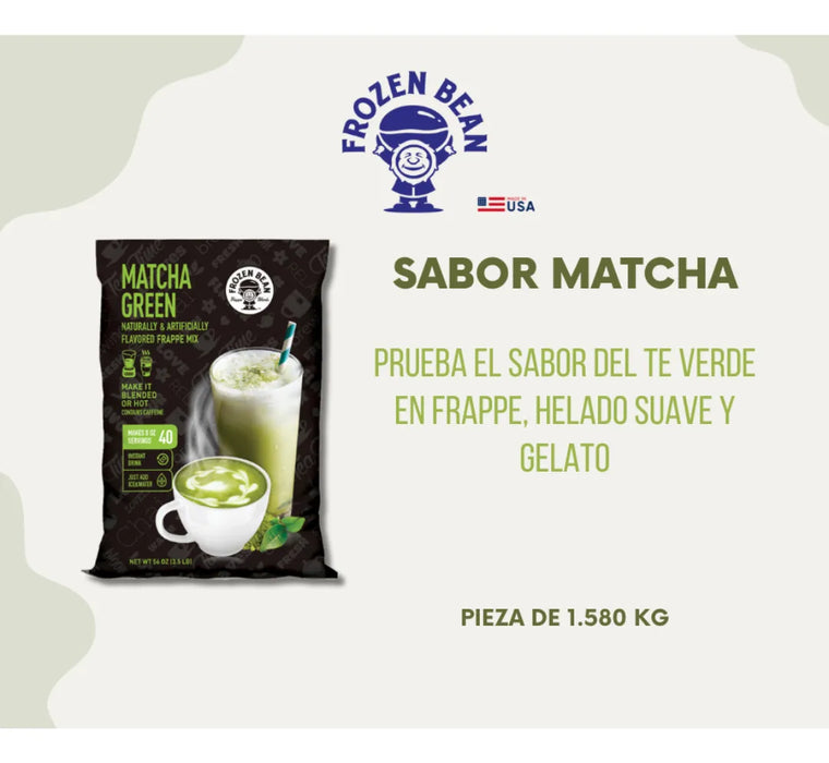 Base para bebidas y helado Frozen Bean Matcha 1.580 Kg