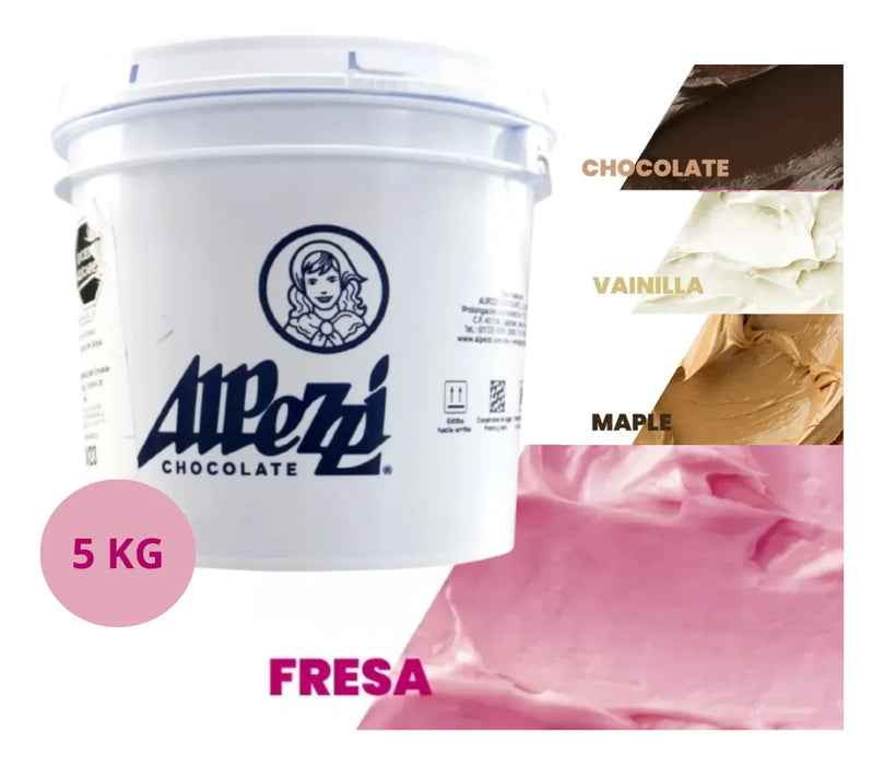 Cobertura para Dona Icing Glass Fresa Alpezzi Cubeta 5 Kg