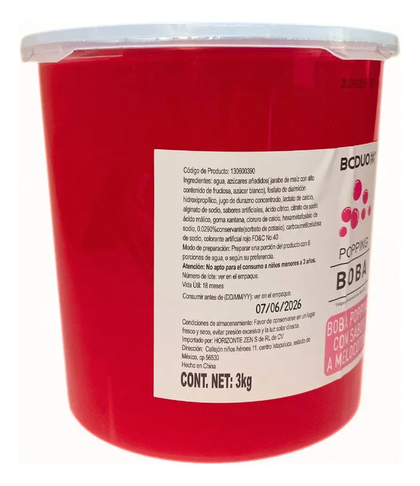 Perla Explosiva Boduo Melocotón 3 Kg
