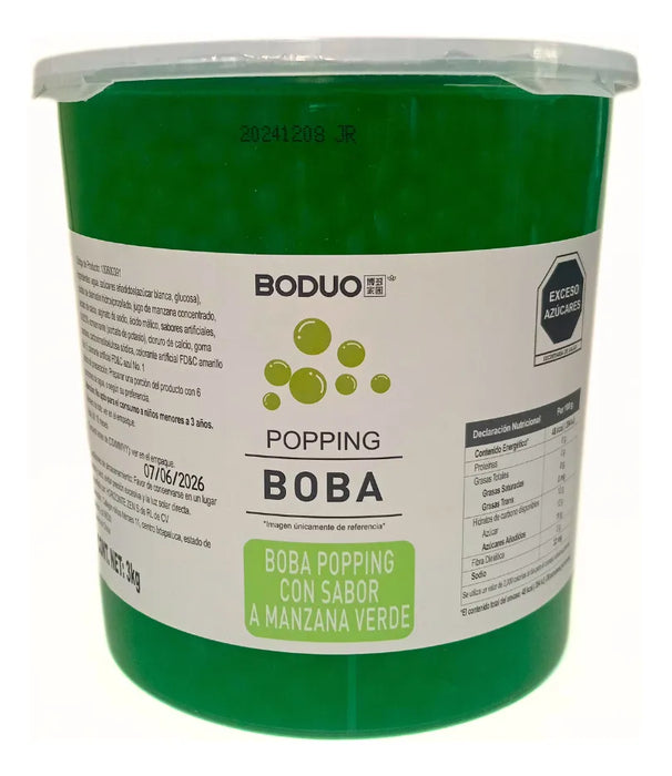 Perla Explosiva Boduo Manzana Verde 3 Kg