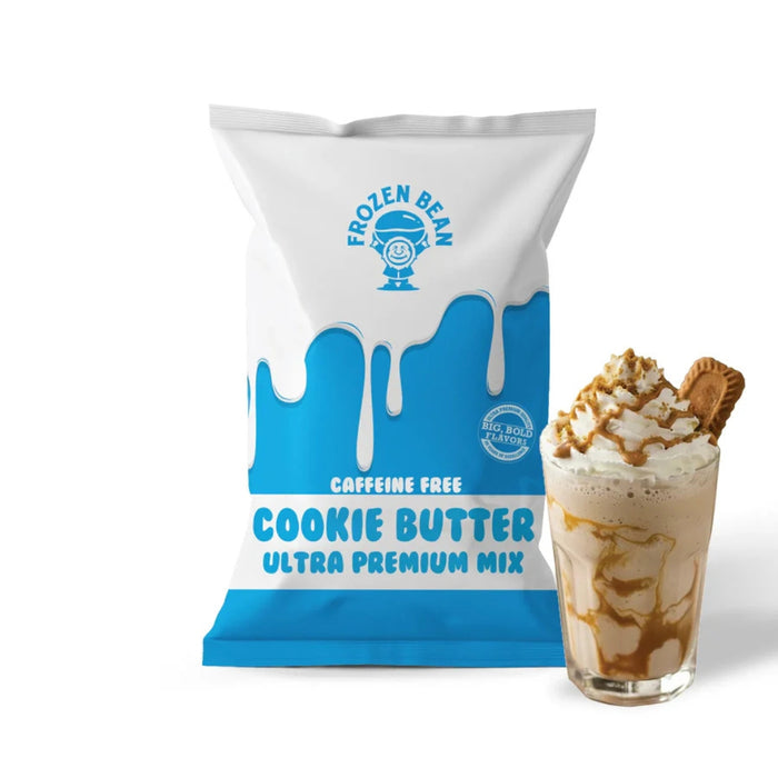 Bolsa de 1,36 kg de Frozen Bean de Cookie Butter para frappes, soft serve, gelato, bebidas calientes, granitas y más.