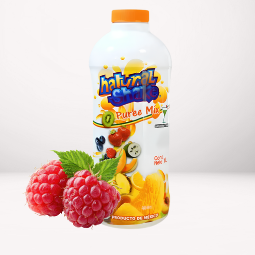 Pulpa de frambuesa sin conservadores para la preparación de bebidas, como coctelería, frappés, smoothies, granizados, sodas Italianas y bebidas a las Rocas. 