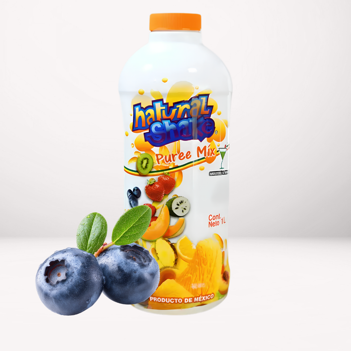 Pulpa de mora azul sin conservadores para la preparación de bebidas, como coctelería, frappés, smoothies, granizados, sodas Italianas y bebidas a las Rocas. 