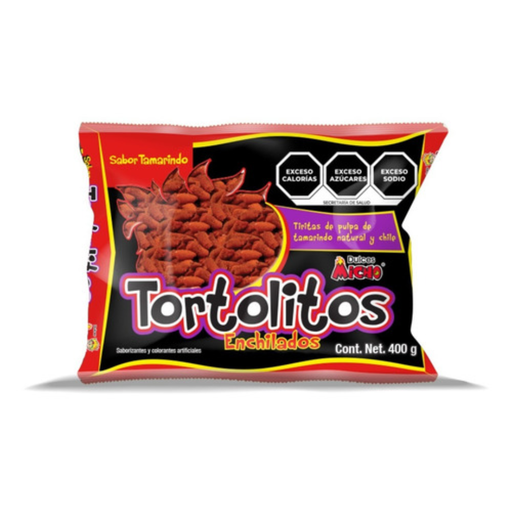 Tortolitos. Dulces de tamarindo natural y chile de consistencia chiclosa marca Micho