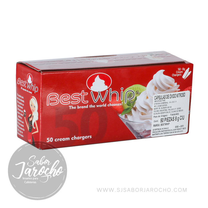 Capsulas de Oxido Nitroso